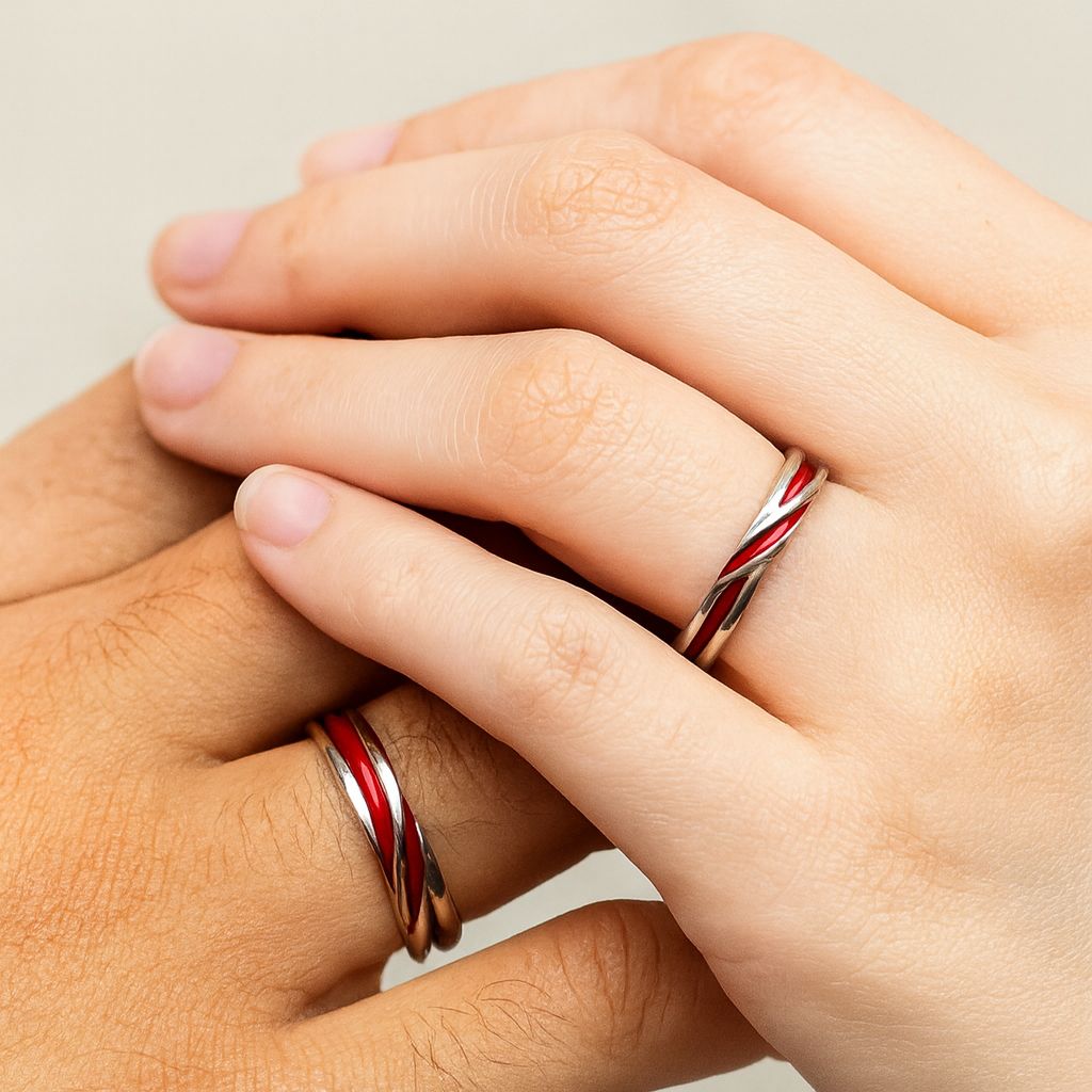 Anello filo rosso del destino