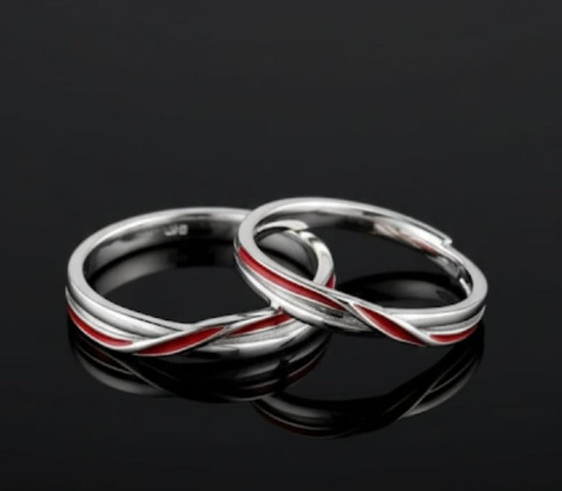 Anello filo rosso del destino (x2)