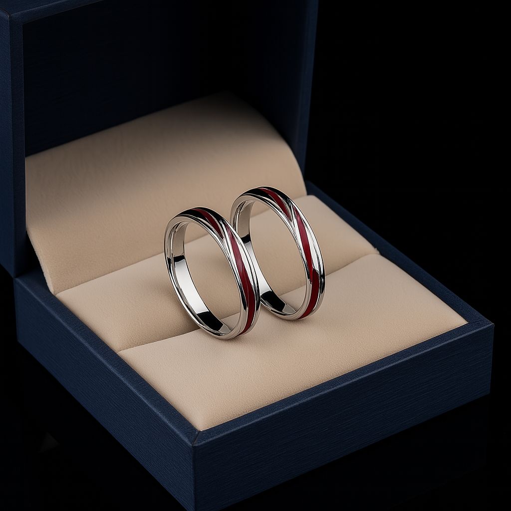 Anello filo rosso del destino (x2)